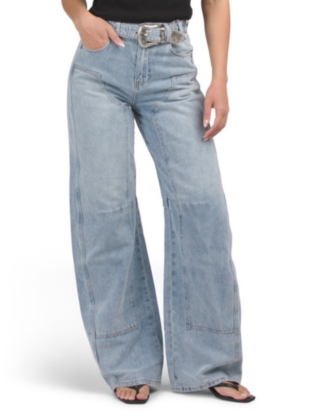 NWT BLANKNYC The Franklin Ribcage Wide Leg Jeans